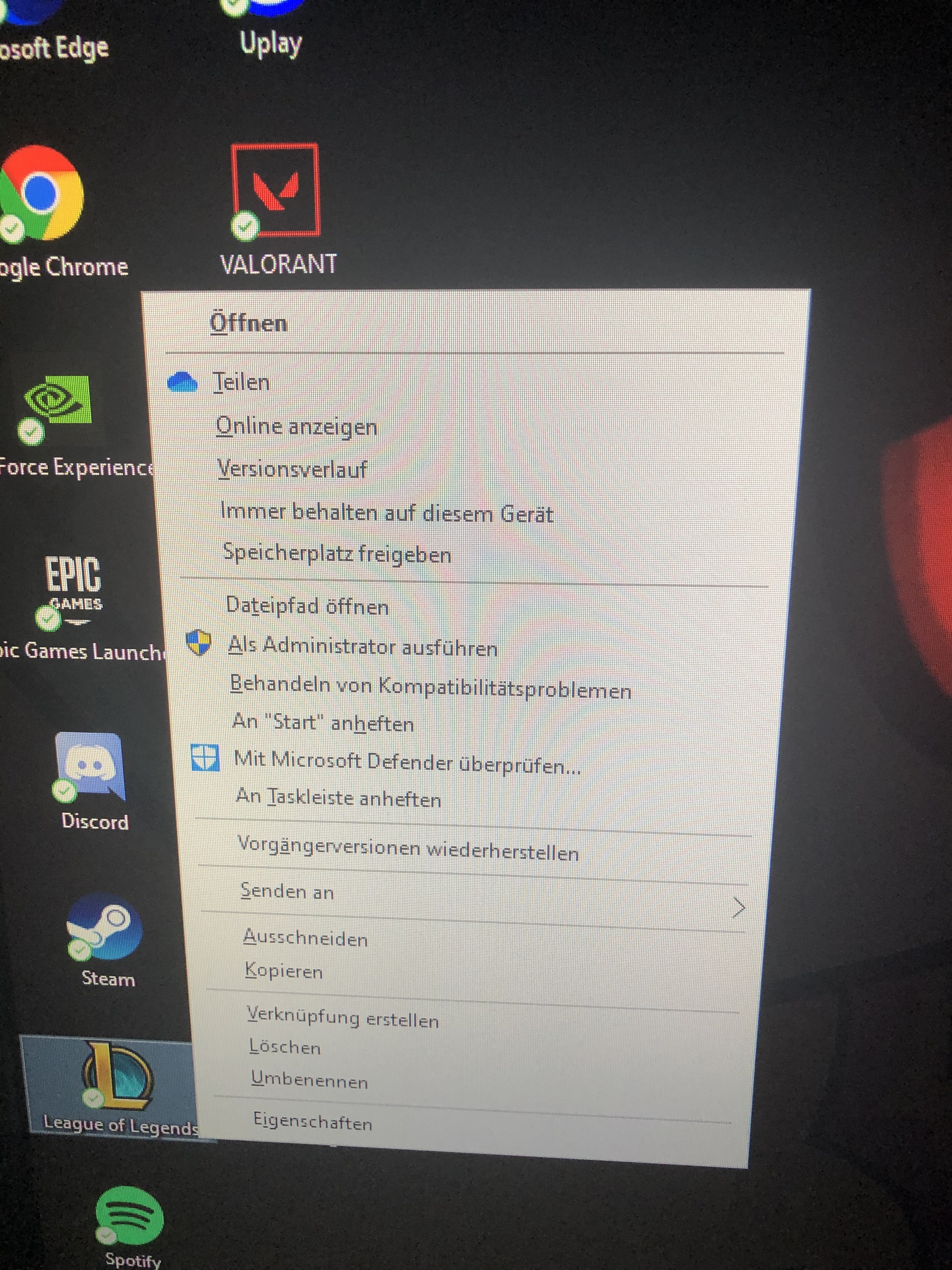 Probleme mit Dateien nach Internet Explorer deinstallirung