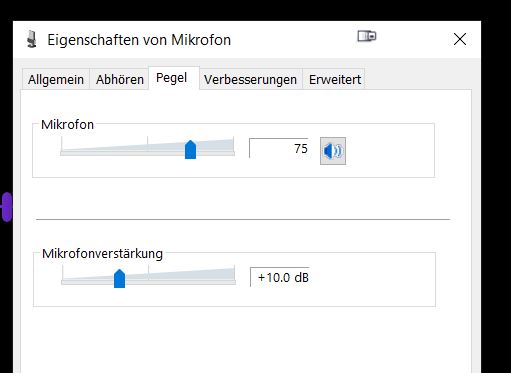 Mikrofon wird nicht erkannt weder Headset noch eingebautes mikro.