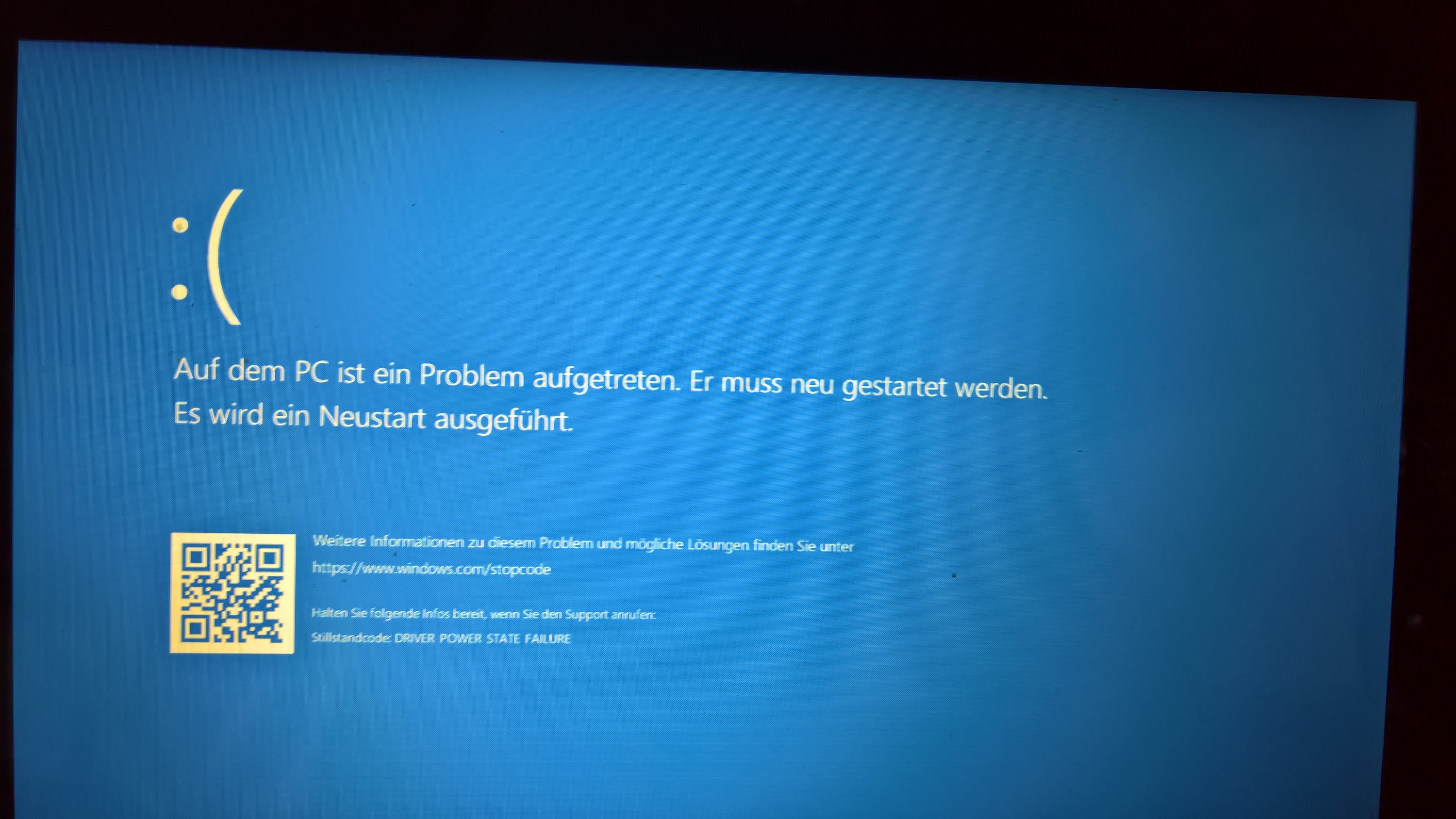 Bei Bitlocker entsperren bleibt Gerät im Bluescreen hängen