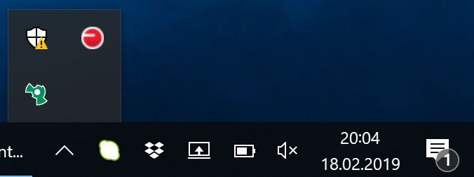 Netzwerk Connectivity Center von Taskleiste spurlos verschwunden
