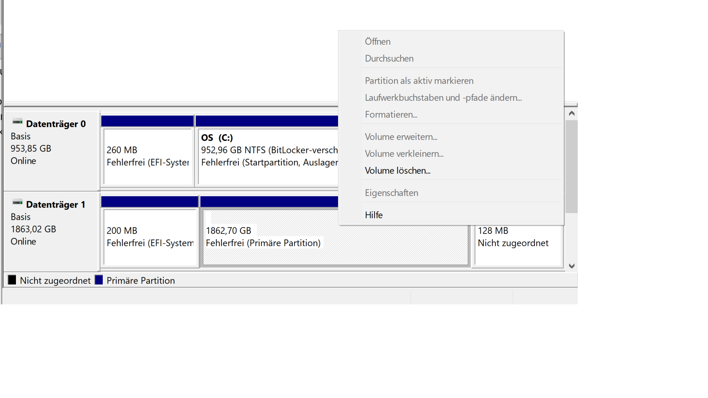 Windwos 10 erkennt externe Festplatten nicht