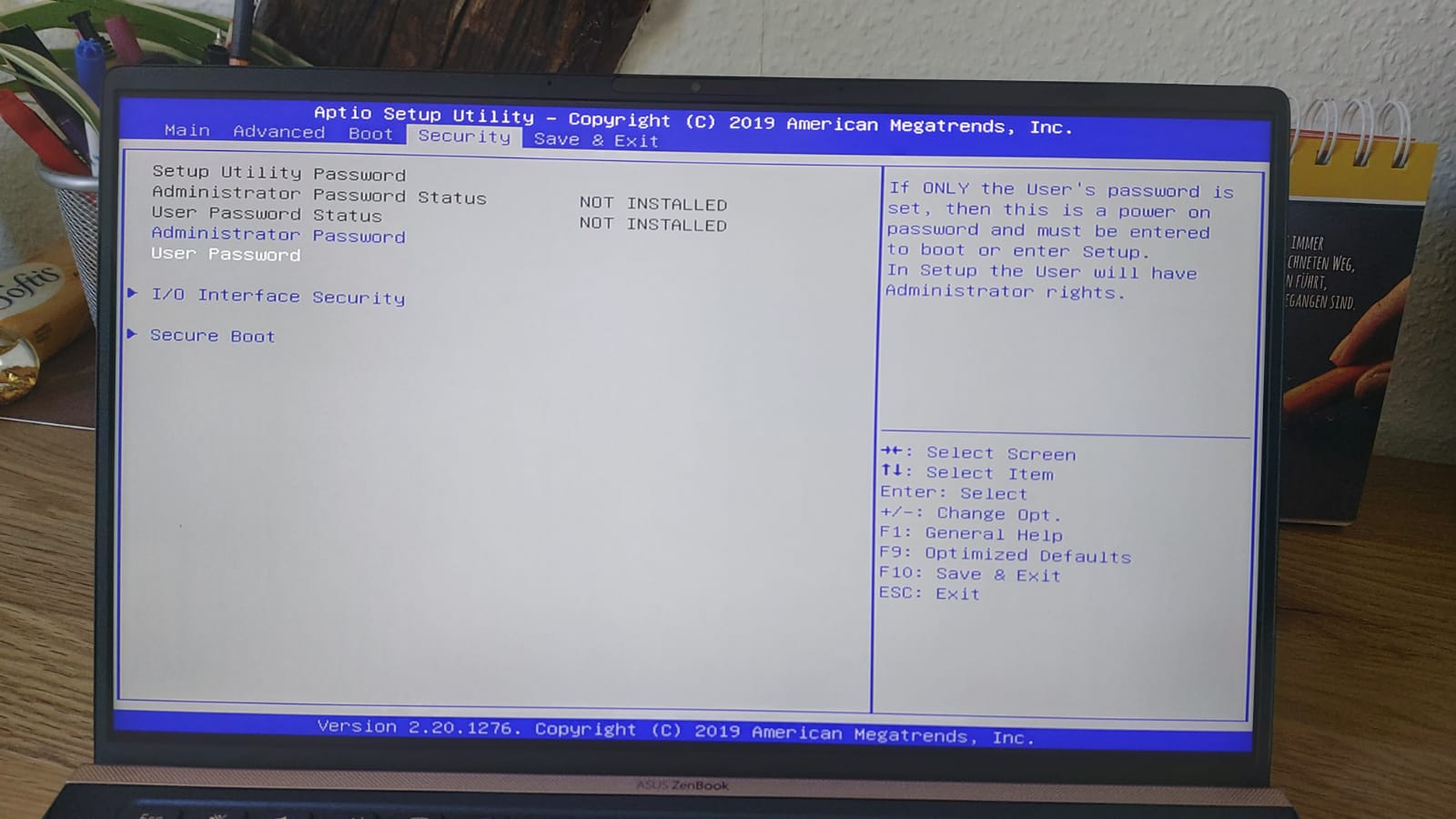 ASUS Zenbook: Windows Erst-Installation USB-Stick ist nicht aufgeführt