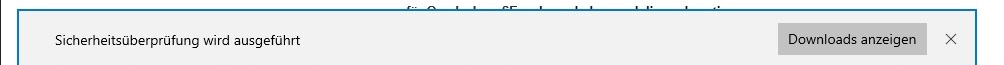 Sicherheitsüberprüfung bei Downloads deaktivieren