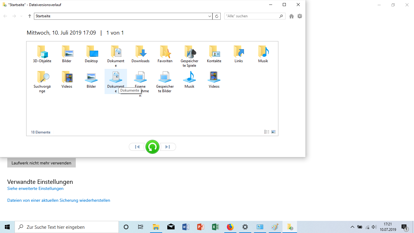 System neu aufgesetzt - findet letzes Backup auf der externen Festplatte nicht mehr
