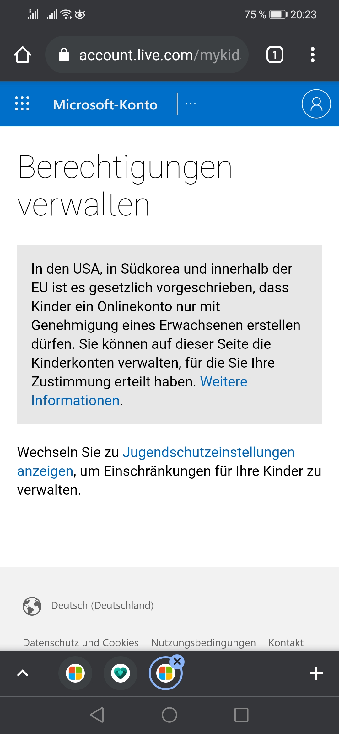 Keine Berechtigung