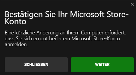 Microsoft Store & Xbox App PC laden nicht, Login nicht möglich