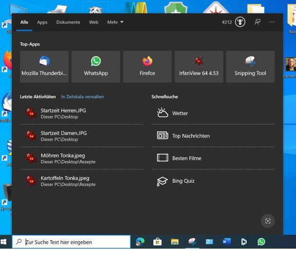Win 10 Suche funktioniert nicht