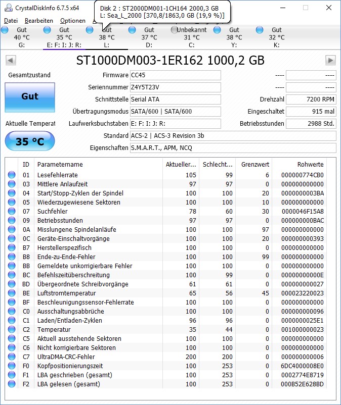 (System-) Laufwerkfehler [Bluescreen of Death]