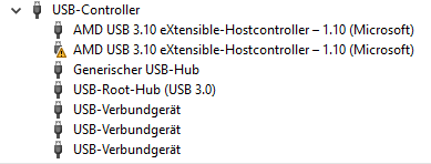 usbxhci.inf startet nicht