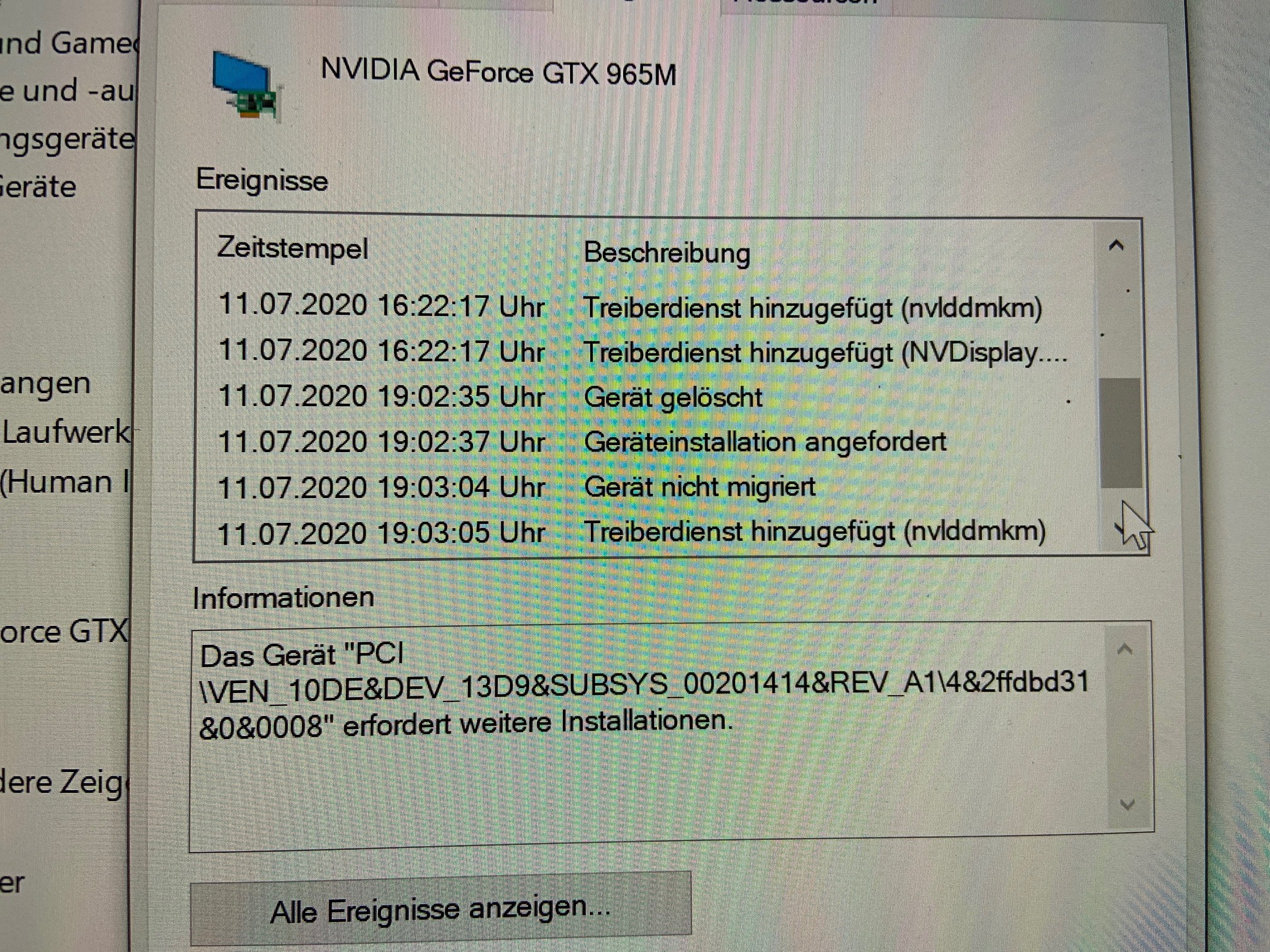 Studio 1 Problem NVIDIA GeForce