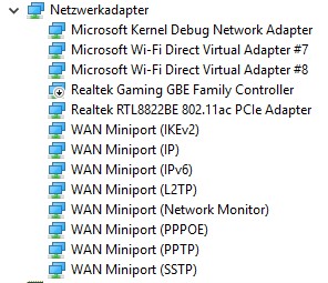 WLan Ping Spikes Lags seit Version 1809 WlanSvc