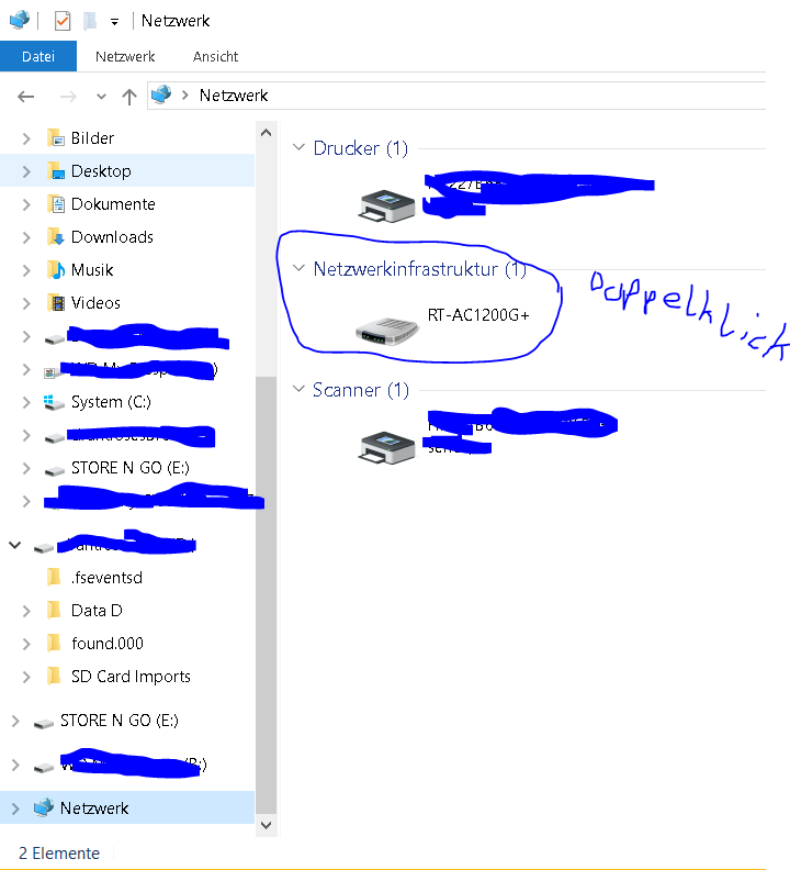 Kann meinen Router im Heimnetzwerk im Windows-Explorer nicht öffnen