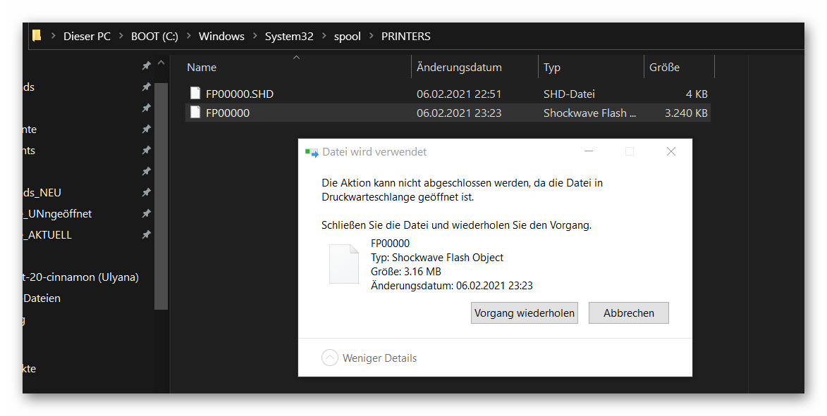 Probleme mit PDF-Drucken