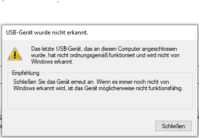 USB Webcam wird nicht erkannt