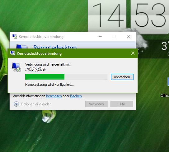 Remotedesktop: Keine Verbindung über Domain möglich