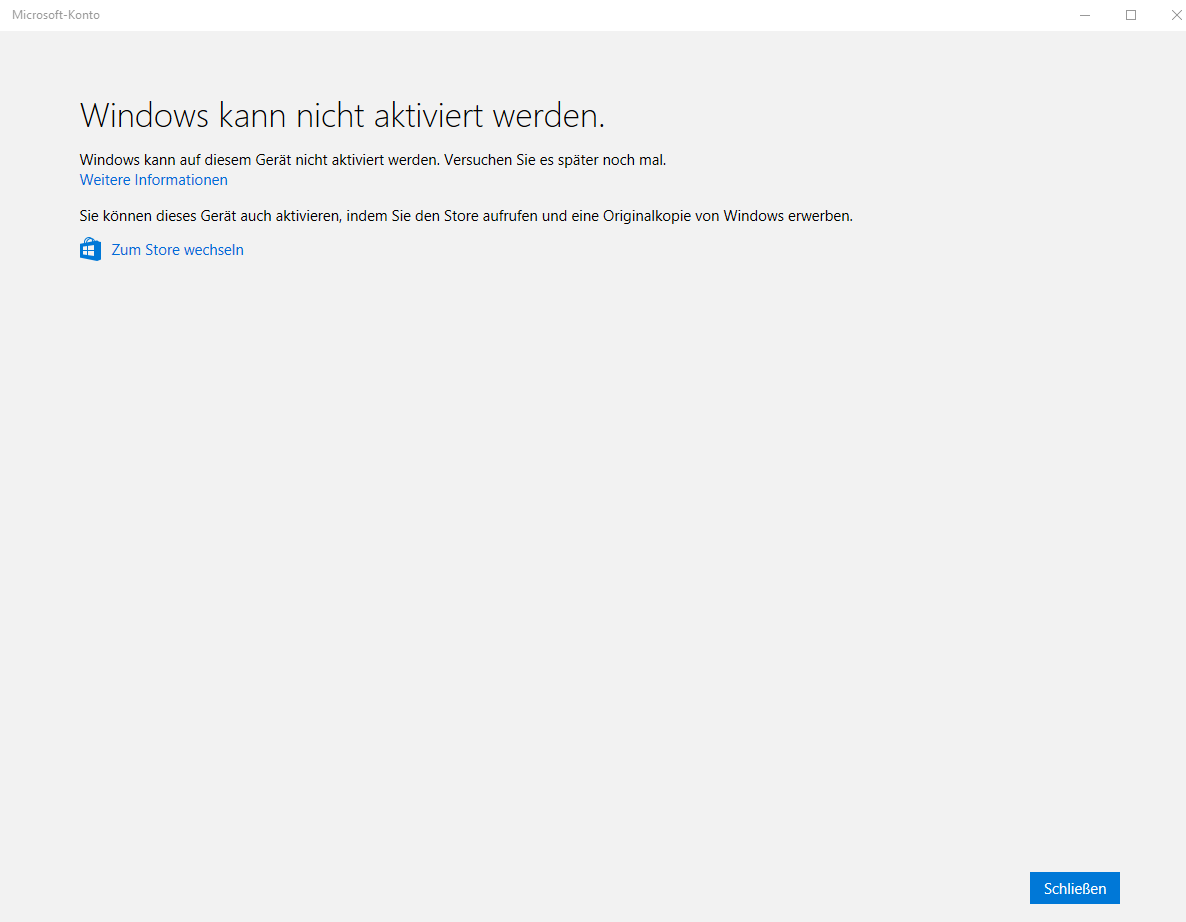 Windows Aktivieren nach Hardware wechsel