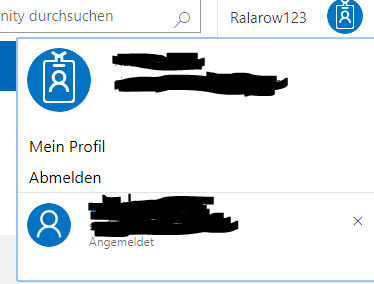 Wie Zombie - Geschäftskonto… bei Anmeldung Microsoft Community entfernen?