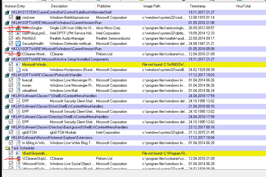 Fehler bei Upgrade-Versuch auf  windows 10 1803