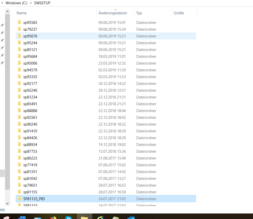 Frage zu HP-Updates im Ordner unter c:  SWSETUP