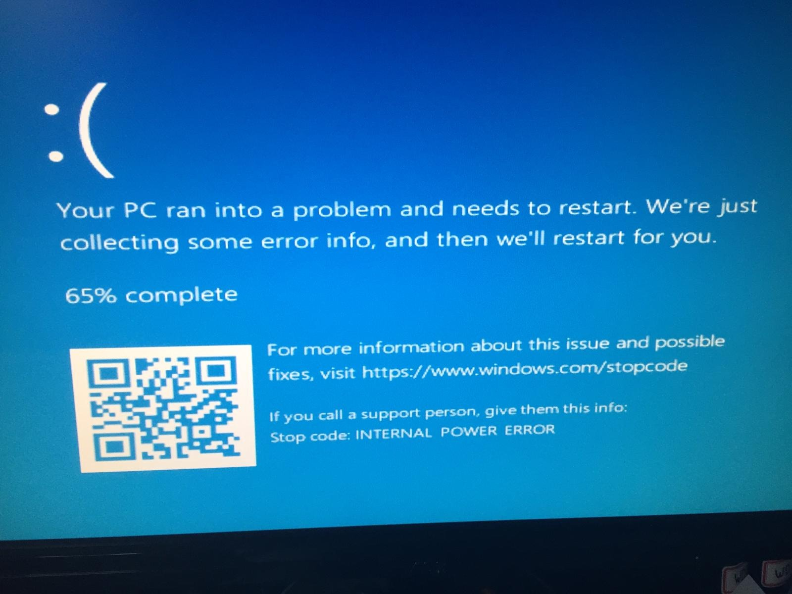 BSOD nach Sleep Windows 10 Version 1809