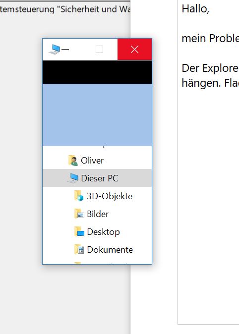 Programm explorer.exe, Version 10.0.17134.165 kann nicht mehr unter Windows ausgeführt...