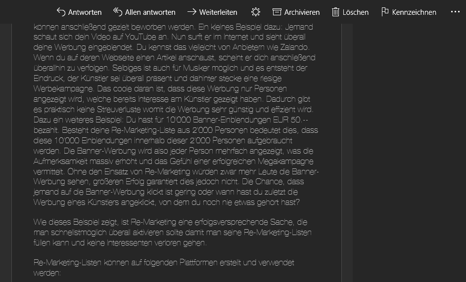 Windows 10 Schrift manchmal viel zu dünn und nicht lesbar.