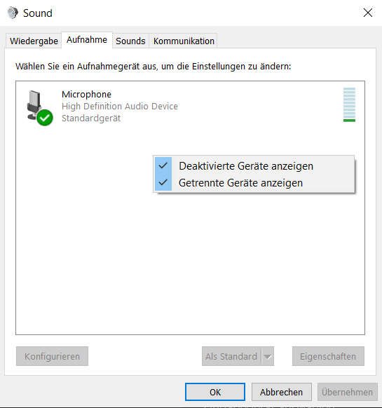 Laptop erkennt Headset-Mikrofon nicht mehr