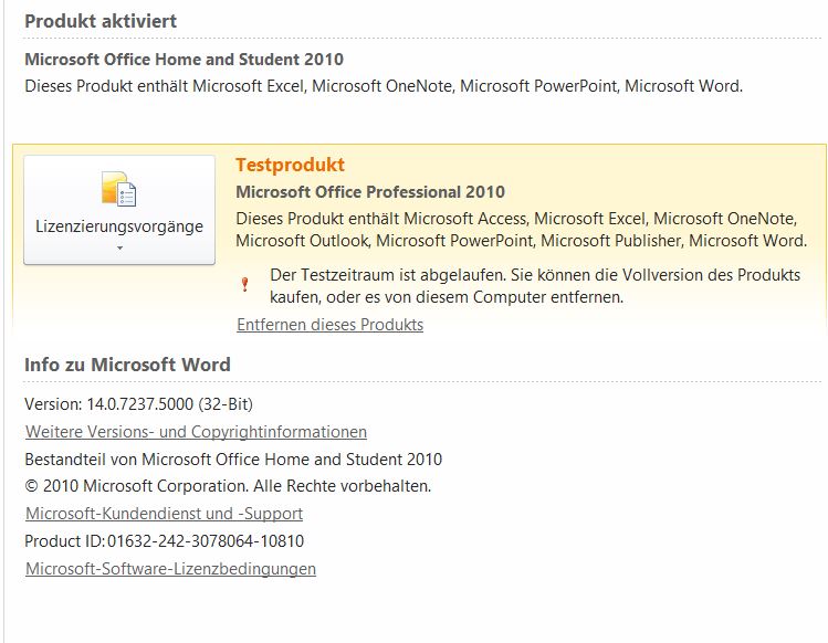 Windows 10 und Word 2010 druckt nicht