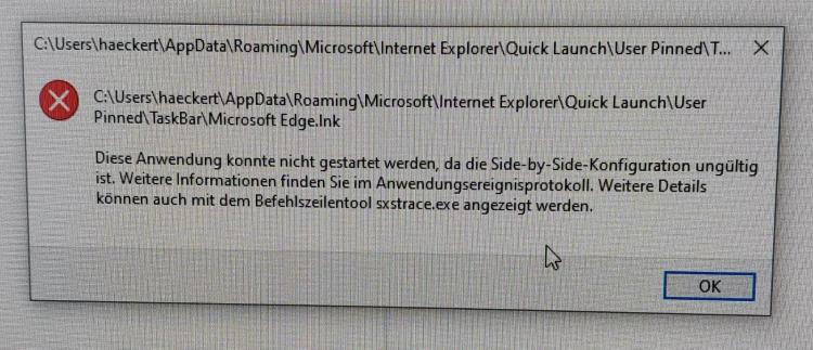 Microsoft Edge Verknüpfung