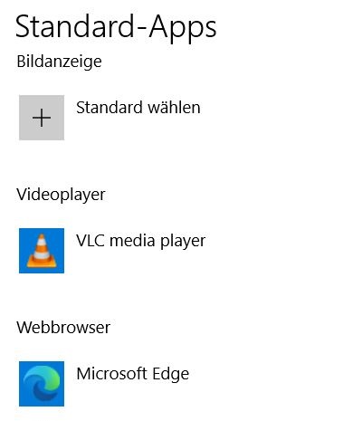 Firefox als Standardbrowser