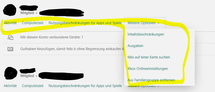 Elterliche Zustimmung und Microsoft-Kinderkonten