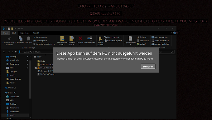 Windows 10 Verschlüsselungs Trojaner