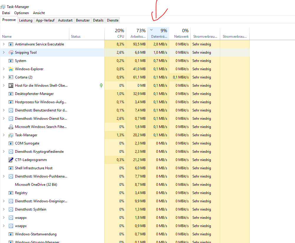 Windows 10 Raid 1 System Prozess nutzt 60% von 2 Festplatten seit 4 Wochen