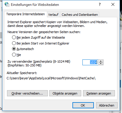 edge funktioniert nicht