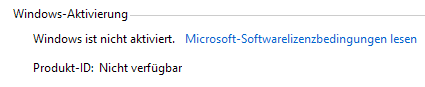 Windows 10 Aktivierung nach jeden Herunterfahren neu