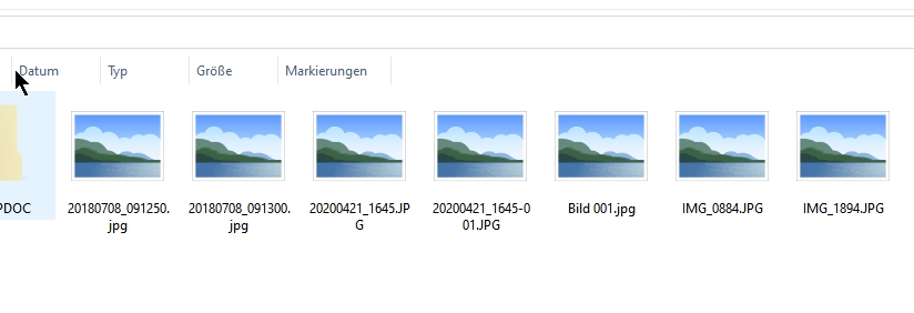 Keine Vorschaufunktion für Bilder in Windows 10