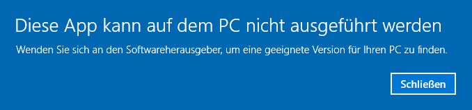 Windows 10 Neuinstallation ist nicht möglich