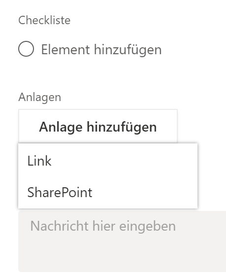 "Anlage hinzufügen" - Dateiauswahl nur im Browser möglich, nicht in der Teams-App