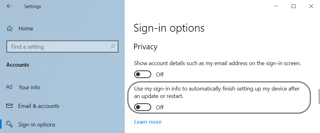 Windows Sign-In takes too long