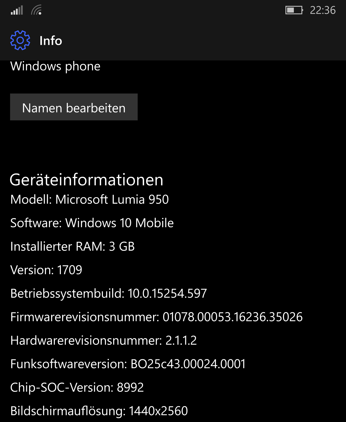 0x0 Fehlercode Insider Programm Windows Phone Microsoft Lumia 950