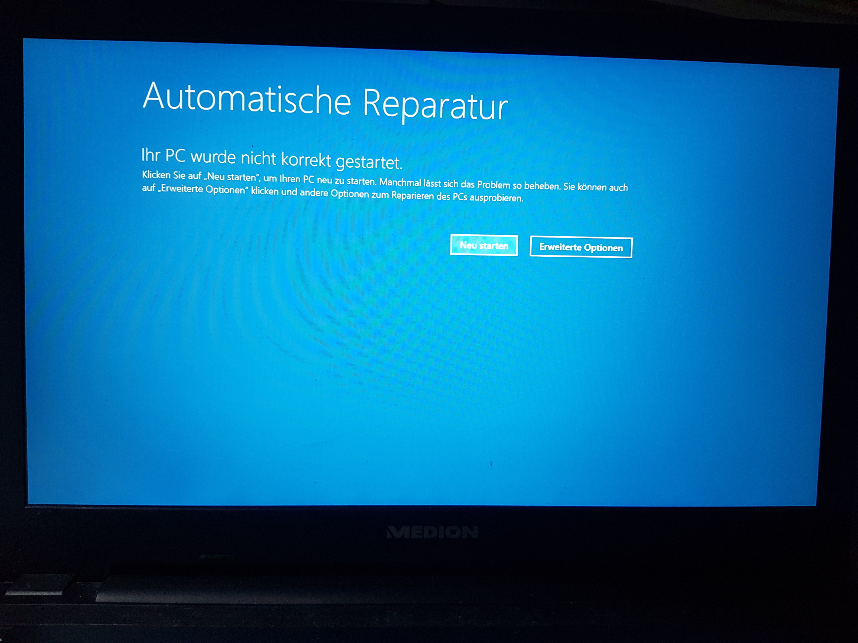 Laptop starten nicht nach dem Update von Windows 10