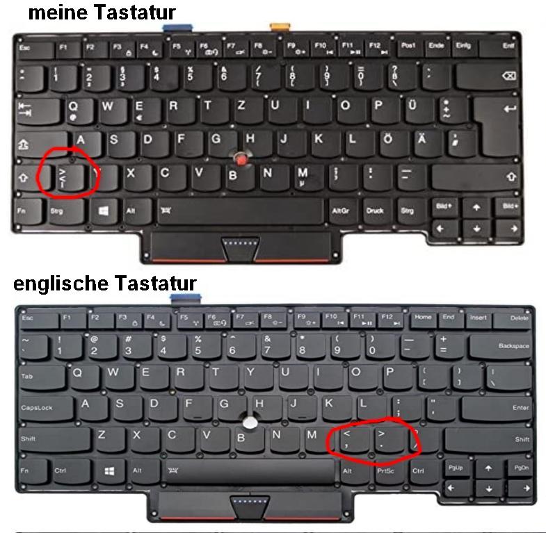 Taste auf dem laptop Keyboard funktioniert plötzlich nicht mehr