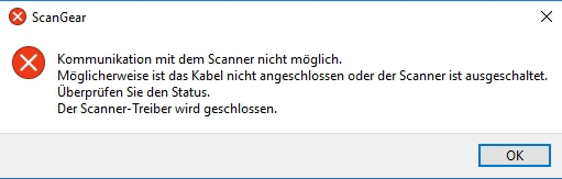 Scanner geht nicht mehr nach Windows 10 Update!