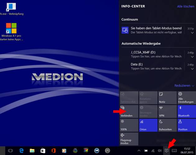 PC mit Fernseher verbinden (Screen Mirroring) - Verbinden nicht möglich