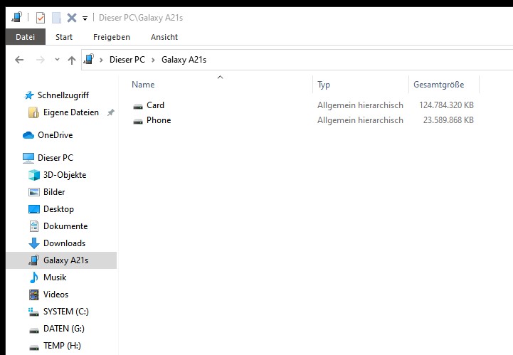 Samsumg mit Windows 10 Laptop verbinden?