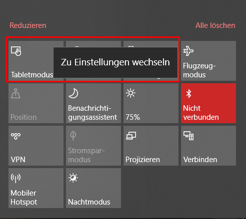 Wie komme ich auf den normalen Windows 10 Desktop?