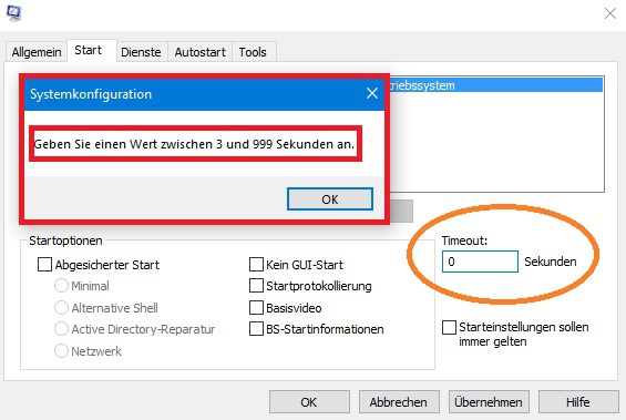 Windows 10: Bootvorgang dauert ("Bitte warten")