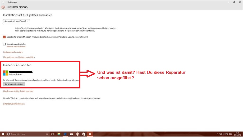 Updateprobleme