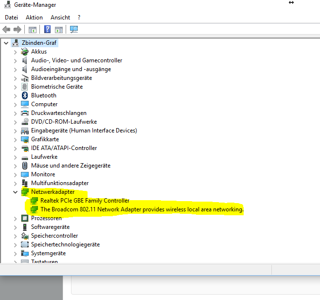 Kein WLAN / LAN mehr nach kumulativem Update für Windows 10 Version 1607 (KB3194798)