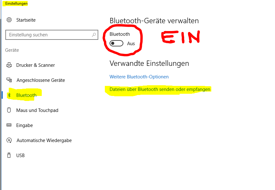 Generic Bluetooth-Dongle unter Windows 10 (64bit)